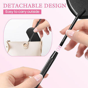 กระจกตรวจสอบขนตามืออาชีพกระจกสแตนเลสสีชมพูมีสไตล์ - Product Image 6