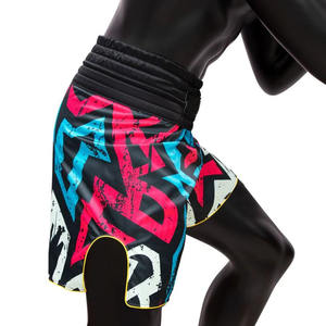 Pantalones Cortos de Muay Thai de Primera Calidad con Logotipo Personalizado Sublimado, Pantalones Cortos para Hombre, Pantalones Cortos de Muay Thai y Kickboxing Personalizados para Adultos - Product Image 2