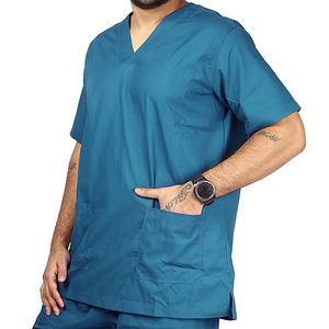 Nuevo diseño OEM Hospital manga corta enfermera Scrubs uniformes conjuntos personalizados Scrubs traje Hospital uniformes médicos enfermería Scrubs - Product Image 4