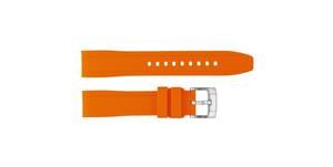 JD371 High Quality Breathable Elastic Orange Silicone Smartwatch Band Sports Soft Lightweight Water-Resistant Unisex 18-24mm - Product Image 4