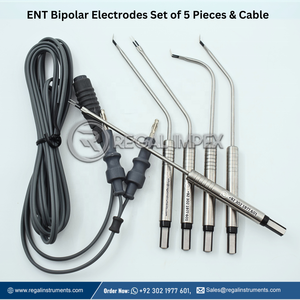 Ensemble complet d'électrodes bipolaires ORL de 5 pièces avec câble et personnalisation - Product Image 6