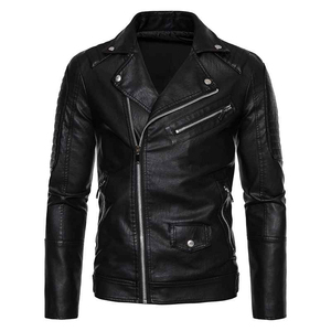 Nueva chaqueta de piel sintética personalizada para hombre, chaquetas de carreras de motos, ropa de moda de talla grande, ropa para niños - Product Image 1
