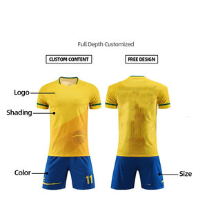 Fútbol de calidad superior sublimado hombres fútbol Jersey Set fútbol Kits Jersey personalizado fútbol uniforme - Product Image 4