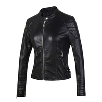 Veste en cuir véritable de marque en peau de mouton pour femmes Veste de moto en cuir de mouton à revers en fausse fourrure pour femmes