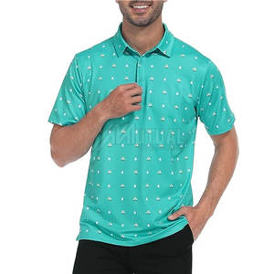Camisetas Polo de estilo informal para hombre, camisetas Polo de ajuste cómodo de mezcla de algodón duradero, perfectas para eventos - Product Image 1