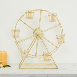 Brass Gold Swing T-Light Holders for Living Rooms Modern Handmade Lanterns Home Decorations <b>Candle</b> Light <b>Dinner</b> - Product Image 1
