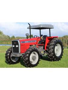 Tracteur à roues Massey-Ferguson 385 4WD d'occasion avec plus de 50 000 heures de fonctionnement, origine France - Product Image 4