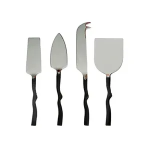 Elegante Juego de Cuchillos para Queso con Mango de Piedra, Cuchillos Esparcidores de Acero Inoxidable, Ecológicos, Aptos para Lavavajillas, Utensilios de Cocina Premium - Product Image 3