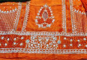 Trajes paquistaníes indios Premium de seda brillante bordados a mano sin costuras de diseñador moderno para mujeres protección solar Fashion-Forward - Product Image 2