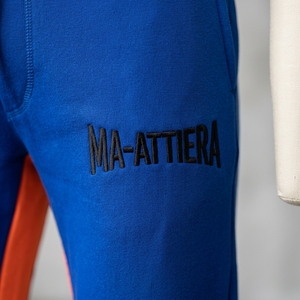 <b>Men</b> Blue Orange Hoodie Tracksuit Set <b>Pullover</b> Sweatshirt Jogger Pants Premium Sportswear Gym Training Running Fitness Casual Out - Product Image 6