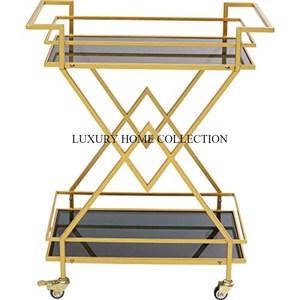 Vente chaude chariot de service en métal de style moderne avec roues parfait pour les fêtes à la maison cafés et restaurants au meilleur prix - Product Image 6