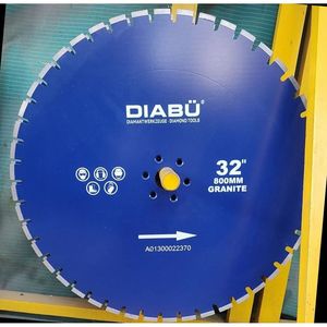 Disques de coupe diamantés en acier de 350 mm de diamètre pour la découpe du marbre, lame de coupe en granit de qualité industrielle soudée haute fréquence de 800 mm - Product Image 2