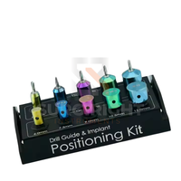 Kit d'expansion osseuse pour implants dentaires Surgi Right alimenté par l'électricité, avec guide de perçage et accessoires de positionnement d'implants, 3 positions de mâchoire