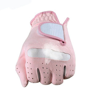 Gants de golf personnalisés en cuir véritable Cabretta et coton pour femmes, respirants, imperméables, antidérapants, compatibles avec les écrans tactiles - Product Image 5