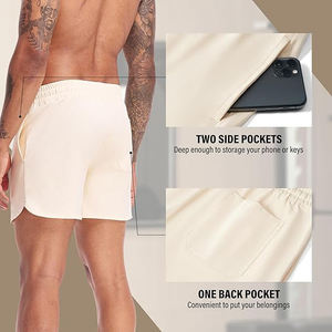 cotton soft <b>men</b> fleece <b>shorts</b> elastic waistband casual lightweight <b>lounge</b> apparel - Product Image 3