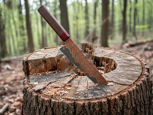 Cuchillo Bowie de Acero Inoxidable Hecho a Mano, Borde Dentado, Grado Industrial, Personalizable, para Cocina, Caza, Colección, Regalo, OEM - Product Image 4