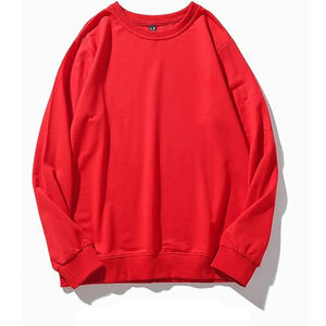 Nuevas sudaderas extragrandes informales de peso pesado para hombre, 100% de algodón liso para la temporada de invierno, patrón sólido - Product Image 3