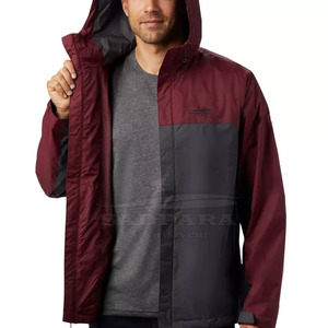 Chaqueta de lluvia de invierno para hombre más vendida último estilo con capucha tamaño adulto impermeable al por mayor - Product Image 2