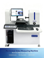 Máquina de Medición de Video Horizontal HVM-3000W, Probador Óptico de Medición de Video para Medición de Precisión de Cilindros Largos y Componentes de Hardware