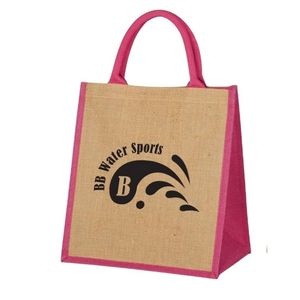 Conception personnalisée de sacs d'épicerie en toile de jute de qualité supérieure à utiliser comme sac en tissu à vendre avec impression personnalisée - Product Image 1