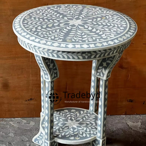 เก้าอี้คอนโซลแบบฝังกระดูกทำด้วยมือสำหรับที่นั่งหรือของตกแต่งงานฝีมืองานฝีมือที่หรูหราโดย tradebyd - Product Image 1