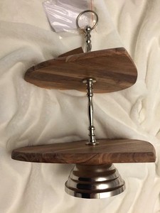 Moderno Soporte para Cupcakes con Forma de Casa de Madera, Estante de Dos Niveles para Exhibir Postres, Fiestas, Cafeterías y Servir en Mesas Decorativas - Product Image 6