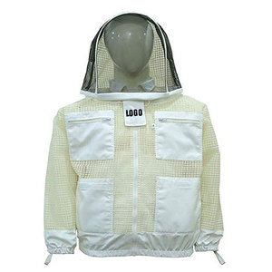 Traje de apicultura para chaqueta de apicultor, equipo profesional, ropa transpirable de aire, traje antiabejas, chaqueta de Apicultura - Product Image 1