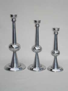 Bougeoir en aluminium au design haut de gamme Décoration de mariage Pièce centrale Bougeoir décoratif pour la maison Bougeoir de luxe Support de pilier - Product Image 6