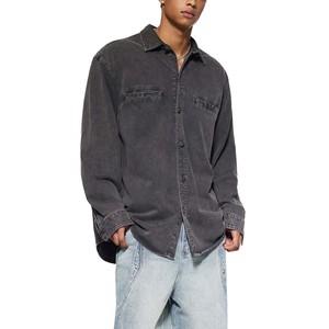 Chaqueta de Mezclilla Vintage para Hombre, Lavada y de Gran Gramaje - Product Image 4