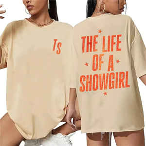 Thoải Mái Cotton Cổ Điển Cuộc Sống Của Một Showgirl T-Shirts Album Mới 2025 Tees T Quà Tặng Cho Fan Quần Áo Mùa Hè Thời Trang Unisex Hàng Đầu - Product Image 6