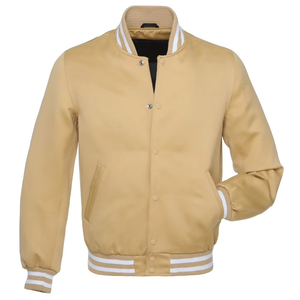 Chaqueta de Béisbol de Invierno 100% Poliéster Personalizada, Bordada, Acolchada, con Forro de Lona, Cuello Alto, Frente de Satén Transpirable - Product Image 6