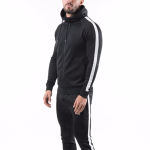 Conjunto Deportivo Informal Unisex Personalizado para Ropa Urbana, Sudadera con Capucha y Pantalones Deportivos de Corte Regular, 100% Algodón - Product Image 1