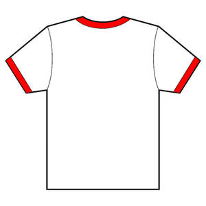100% T Shirts en coton peigné T-shirt unisexe Ringer - Product Image 2