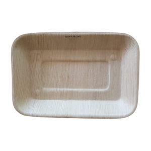 Vente en gros Rectangle profond Areca 9x6 Plateau de service écologique jetable décoratif au design moderne pour mariage, fête, événement, voyage - Product Image 6