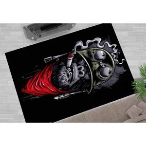 พรมพิมพ์ลาย: ลายลิงทันสมัยสำหรับของขวัญขึ้นบ้านใหม่ ตกแต่งห้องแมนเคฟ พรมเชนิลล์ - Product Image 3