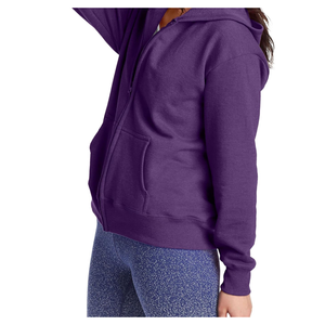 HeavyGSM 100% algodón para hombre, ropa de invierno, sudadera transpirable con cremallera completa y patrón sólido bordado, sudaderas para hombre ODM - Product Image 5