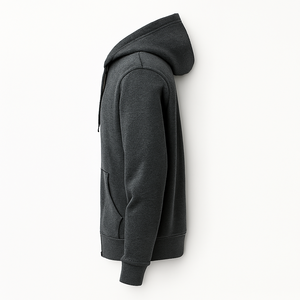 เสื้อฮู้ดมีซิปของผู้ชายผ้าฝ้าย100% ระบายอากาศเครื่องแต่งกายระบายความร้อนลายพื้นใส่ได้พอดีตัว - Product Image 5