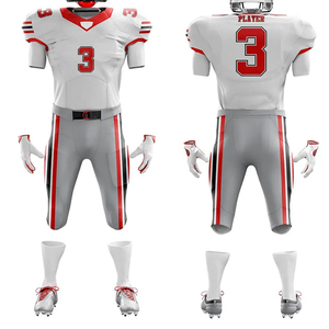 Personnalisable Adulte Tackle Twill Football Américain Maillot Uniforme Ensemble Respirant Séchage Rapide Réversible Sublimé Maille Court - Product Image 6