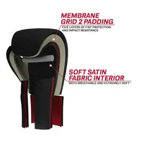 Guantes de entrenamiento de boxeo de cuero real gris de calidad superior profesional Diseño personalizado Guantes de combate Cuero de PU al por mayor