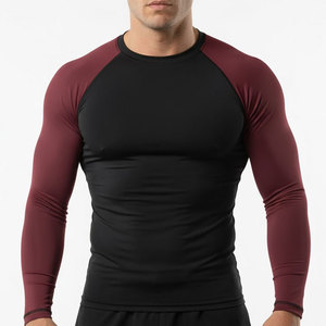 MMA BJJ Rash Guard Long Sleeve Sublimation Printed Design Wholesale Bulk Order - Product Image 3
