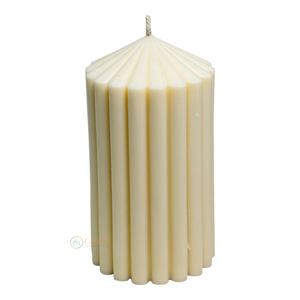 Vela de pilar de cera de soja de 4,5 \ "para decoración festiva del hogar para fiestas de cumpleaños, bodas, eventos de Diwali de Pascua para bares, celebraciones - Product Image 1