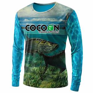 Nouveau design 2023 séchage rapide à manches longues anti-UV protégé chemise de pêche personnalisée chemises de performance de sublimation complète - Product Image 1