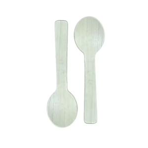 Vente en gros de cuillères biodégradables écologiques couverts jetables en feuille de palmier cuillère de 10 cm - Product Image 6