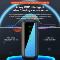 Micrófono Inalámbrico Dual Profesional SX6 Lavalier 2.4G con Cancelación de Ruido, Pantalla Digital, Portátil, Condensador, Calidad de Sonido HD
