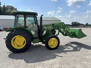 Tracteur à roues diesel Johnn Deere 5075E 4WD Mini tracteur 180 ch Puissance nominale 4x4 pour usage agricole avec boîte de vitesses à pompe diesel - Product Image 6