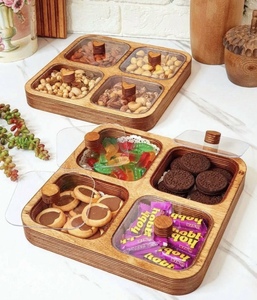 Boîte à épices en bois naturel fabriqué à la main Conteneurs de bonbons en bois de manguier Stockage d'épices de sel pour la cuisine Outils d'épices aux herbes de la fête des mères - Product Image 3