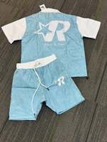 Conjunto Deportivo de Dos Piezas Personalizado, Chaqueta Corta de Verano con Estampado, 100% Nailon, Cintura Elástica, Ropa Deportiva Urbana para Hombre