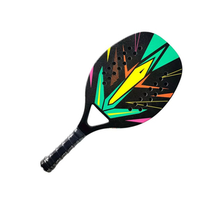 2025 Raqueta de Pádel de fibra de carbono profesional personalizada Pala de tenis de playa Características portátiles al por mayor - Product Image 3