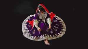 Vestido afgano de cuello cuadrado personalizado para mujer, ropa de boda bordada de tela Premium, vestidos afganos tradicionales acampanados con cremallera sólida - Product Image 2