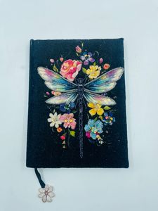 สมุดบันทึกผ้ากำมะหยี่สีดำสุดหรู ทำมือ พร้อมงานปักมือ ปรับแต่งสีและขนาดได้ พร้อมโลโก้ตามสั่ง-สำหรับเป็นของขวัญ - Product Image 2